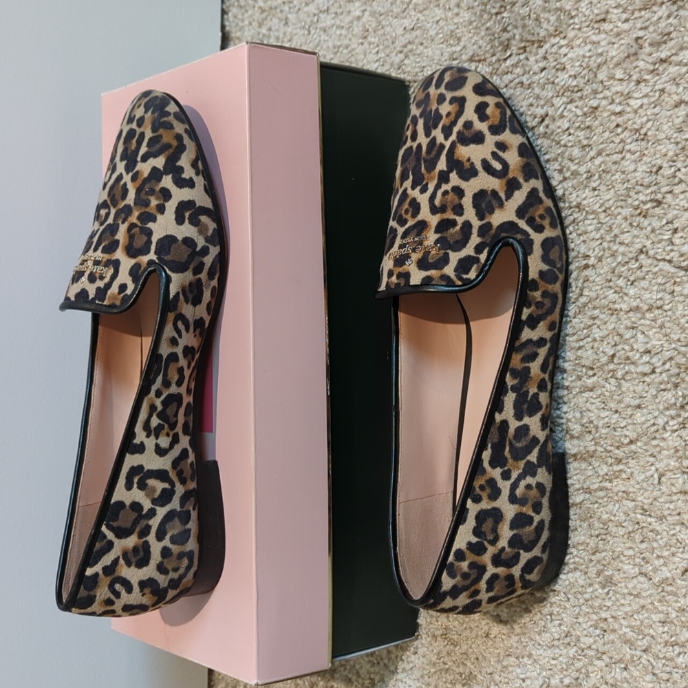 Kate Spade Leopard Claudia Flats
